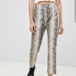 Wild Honey Snakeskin Pants
